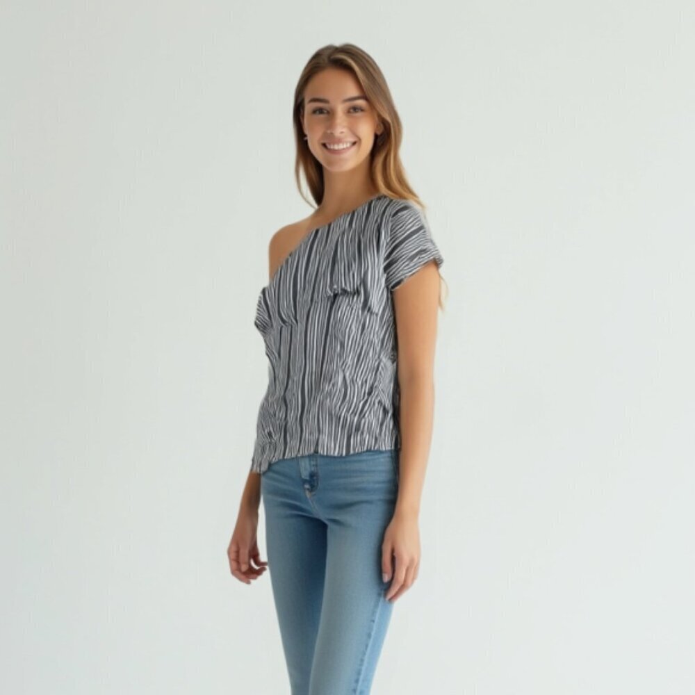 Gentle Fawn One Shoulder Top S